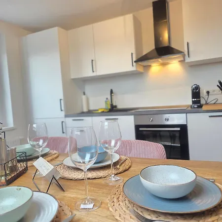 아파트 Design-apartments I Europapark I Boxspring I Nespresso I Parklplatz